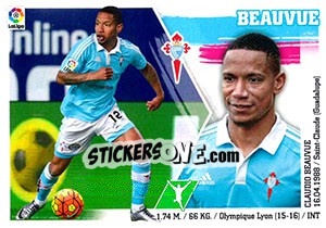 Sticker 7 Beauvue - Liga Spagnola 2015-2016 n. 697 - Colecciones ESTE