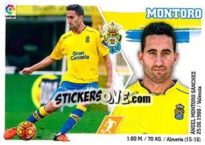 Sticker 18 Montoro - Liga Spagnola 2015-2016 n. 708 - Colecciones ESTE