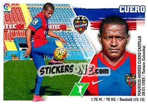 Sticker 22 Cuero - Liga Spagnola 2015-2016 n. 712 - Colecciones ESTE