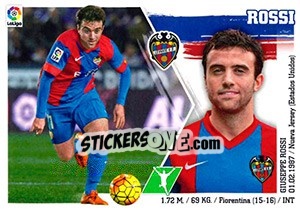 Sticker 23 Giuseppe Rossi - Liga Spagnola 2015-2016 - Colecciones ESTE