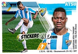 Sticker 25 Atsu - Liga Spagnola 2015-2016 n. 715 - Colecciones ESTE