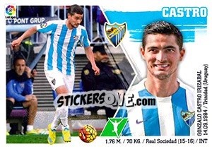 Sticker 27 Castro - Liga Spagnola 2015-2016 - Colecciones ESTE