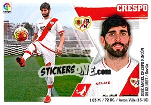 Sticker 29 Crespo - Liga Spagnola 2015-2016 n. 719 - Colecciones ESTE