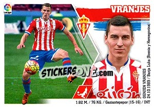Sticker 33 Vranjes - Liga Spagnola 2015-2016 - Colecciones ESTE