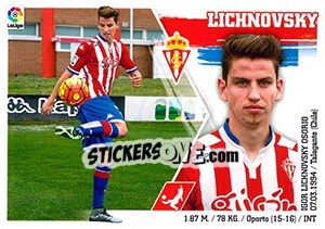 Sticker 34 Lichnovsky - Liga Spagnola 2015-2016 n. 724 - Colecciones ESTE