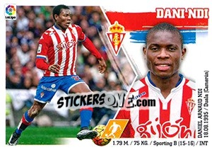 Sticker 35 Dani Ndi - Liga Spagnola 2015-2016 n. 725 - Colecciones ESTE