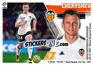 Sticker 38 Cheryshev - Liga Spagnola 2015-2016 n. 728 - Colecciones ESTE
