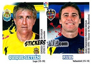 Sticker 40 Rubi (Levante UD) - Q. Setién (UD Las Palmas )