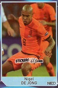 Sticker Nigel de Jong - Evropsko fudbalsko prvenstvo 2016 - G.T.P.R School Shop