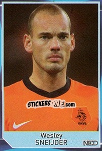 Sticker Wesley Sneijder - Evropsko fudbalsko prvenstvo 2016 - G.T.P.R School Shop