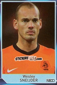 Sticker Wesley Sneijder - Evropsko fudbalsko prvenstvo 2016 n. 11 - G.T.P.R School Shop