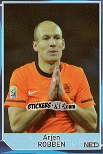 Sticker Arjen Robben - Evropsko fudbalsko prvenstvo 2016 n. 15 - G.T.P.R School Shop