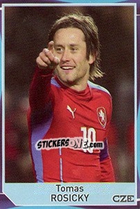 Sticker Tomas Rosicky - Evropsko fudbalsko prvenstvo 2016 n. 23 - G.T.P.R School Shop