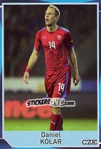 Sticker Daniel Kolar - Evropsko fudbalsko prvenstvo 2016 n. 26 - G.T.P.R School Shop