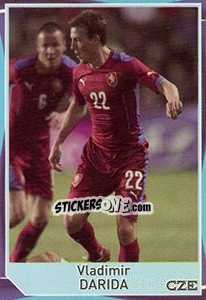 Sticker Vladimir Darida - Evropsko fudbalsko prvenstvo 2016 n. 27 - G.T.P.R School Shop