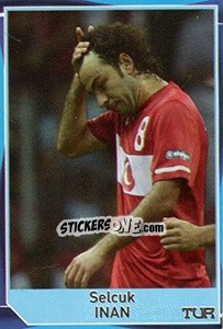 Sticker Selcuk Inan - Evropsko fudbalsko prvenstvo 2016 - G.T.P.R School Shop