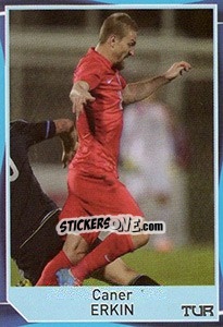 Sticker Caner Erkin - Evropsko fudbalsko prvenstvo 2016 - G.T.P.R School Shop