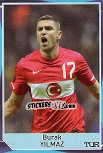 Sticker Burak Yilmaz - Evropsko fudbalsko prvenstvo 2016 n. 45 - G.T.P.R School Shop
