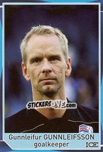 Sticker Gunnleifur Gunnleifsson - Evropsko fudbalsko prvenstvo 2016 n. 58 - G.T.P.R School Shop