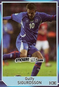 Sticker Gylfi Sigurdsson - Evropsko fudbalsko prvenstvo 2016 - G.T.P.R School Shop
