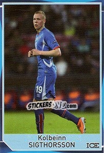 Sticker Kolbeinn Sigthorsson - Evropsko fudbalsko prvenstvo 2016 n. 61 - G.T.P.R School Shop