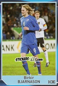 Sticker Birkir Bjarnason - Evropsko fudbalsko prvenstvo 2016 n. 63 - G.T.P.R School Shop
