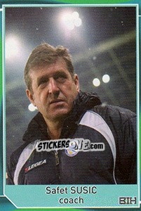 Sticker Safet Susic - Evropsko fudbalsko prvenstvo 2016 n. 74 - G.T.P.R School Shop