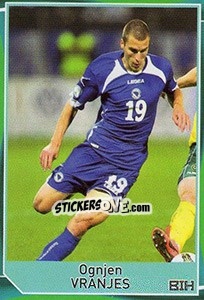 Sticker Ognjen Vranjes - Evropsko fudbalsko prvenstvo 2016 n. 78 - G.T.P.R School Shop