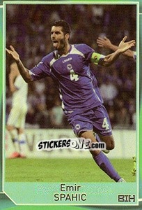 Sticker Emir Spahic - Evropsko fudbalsko prvenstvo 2016 n. 80 - G.T.P.R School Shop