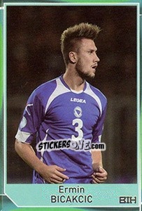Sticker Ermin Bicakcic - Evropsko fudbalsko prvenstvo 2016 - G.T.P.R School Shop