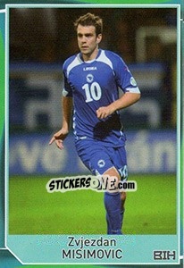 Sticker Zvjezdan Misimovic - Evropsko fudbalsko prvenstvo 2016 n. 83 - G.T.P.R School Shop