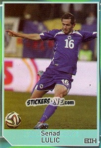 Sticker Senad Lulic - Evropsko fudbalsko prvenstvo 2016 n. 85 - G.T.P.R School Shop
