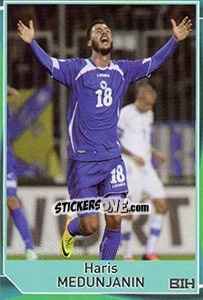 Sticker Haris Medunjanin - Evropsko fudbalsko prvenstvo 2016 n. 86 - G.T.P.R School Shop