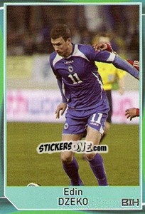 Sticker Edin Dzeko - Evropsko fudbalsko prvenstvo 2016 - G.T.P.R School Shop