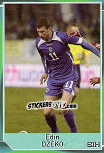 Sticker Edin Dzeko - Evropsko fudbalsko prvenstvo 2016 n. 87 - G.T.P.R School Shop