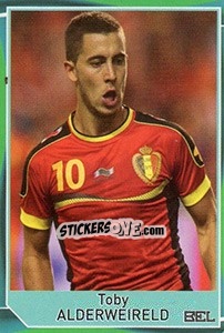 Sticker Toby Alderweireld - Evropsko fudbalsko prvenstvo 2016 n. 92 - G.T.P.R School Shop