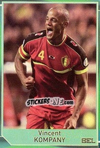 Sticker Vincent Kompany - Evropsko fudbalsko prvenstvo 2016 n. 94 - G.T.P.R School Shop