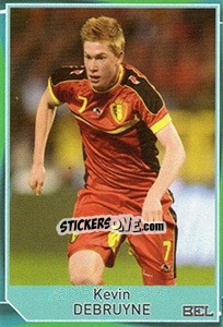 Sticker Kevin De Bruyne - Evropsko fudbalsko prvenstvo 2016 n. 97 - G.T.P.R School Shop