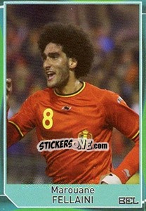 Sticker Marouane Fellaini - Evropsko fudbalsko prvenstvo 2016 n. 98 - G.T.P.R School Shop