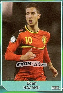 Sticker Eden Hazard - Evropsko fudbalsko prvenstvo 2016 - G.T.P.R School Shop