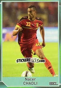 Sticker Nacer Chadli - Evropsko fudbalsko prvenstvo 2016 n. 101 - G.T.P.R School Shop