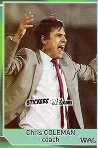 Sticker Chris Coleman - Evropsko fudbalsko prvenstvo 2016 n. 106 - G.T.P.R School Shop