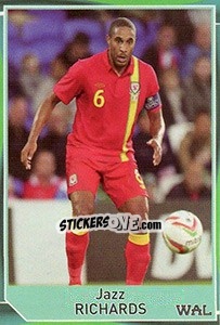 Sticker Jazz Richards (Ashley Williams) - Evropsko fudbalsko prvenstvo 2016 n. 112 - G.T.P.R School Shop
