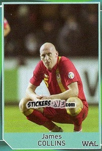 Sticker James Collins - Evropsko fudbalsko prvenstvo 2016 - G.T.P.R School Shop