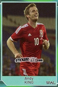 Sticker Andy King - Evropsko fudbalsko prvenstvo 2016 - G.T.P.R School Shop