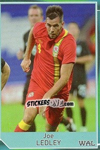 Sticker Joe Ledley - Evropsko fudbalsko prvenstvo 2016 n. 117 - G.T.P.R School Shop