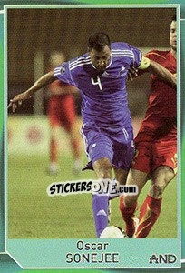 Sticker Oscar Sonejee - Evropsko fudbalsko prvenstvo 2016 - G.T.P.R School Shop