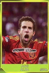 Sticker Jordi Alba - Evropsko fudbalsko prvenstvo 2016 n. 149 - G.T.P.R School Shop