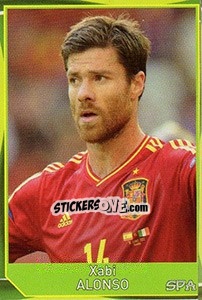 Sticker Xabi Alonso - Evropsko fudbalsko prvenstvo 2016 n. 151 - G.T.P.R School Shop
