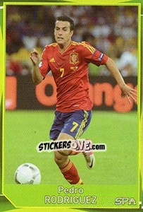 Sticker Pedro Rodriguez - Evropsko fudbalsko prvenstvo 2016 n. 155 - G.T.P.R School Shop